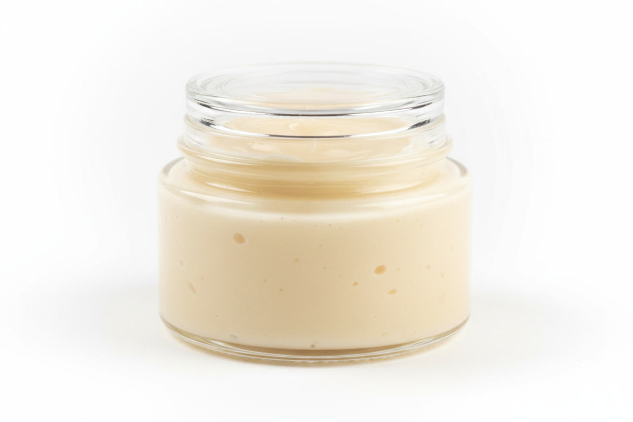 shea butter in jar